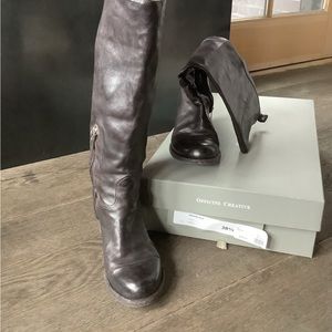 Tall Leather Officine CreativevBoots 8.5